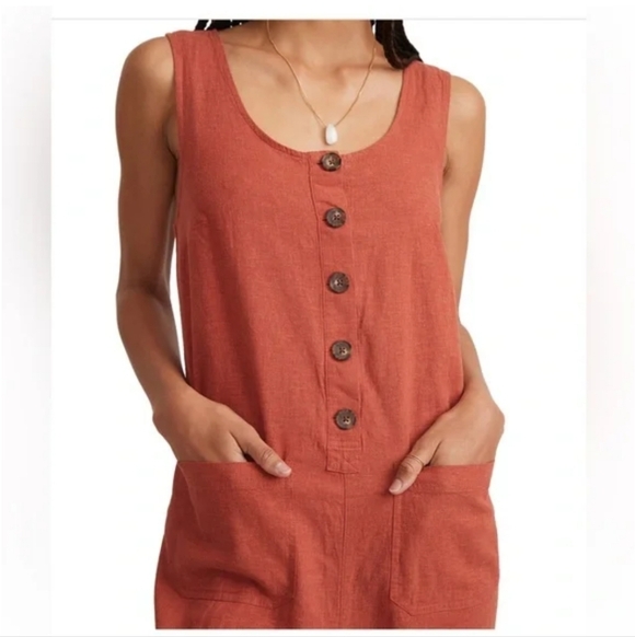 Marine Layer Sydney Button Front Jumpsuit in size Small - Picture 3 of 3